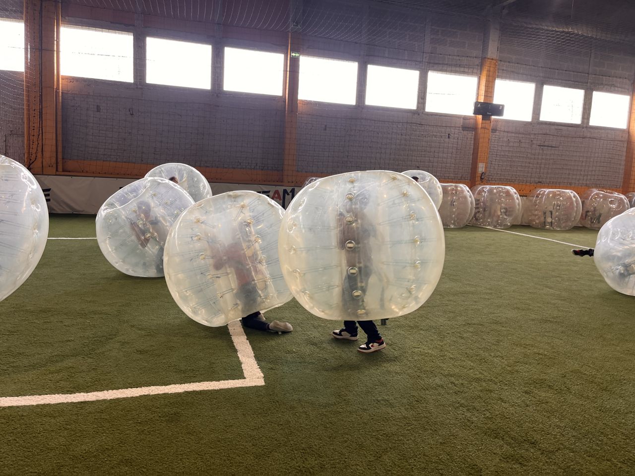 Un défi d'équipe sur les pistes d'activités de Team Square